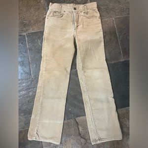 80s Vintage Tan Levi Cords